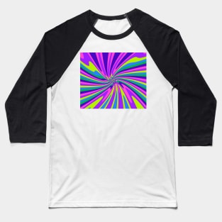 Liquid  Retro Abstract Baseball T-Shirt